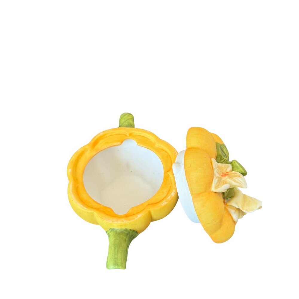 1996 Vintage Avon Miniature Teapot Acorn Squash Size 3" - Picture 4 of 8